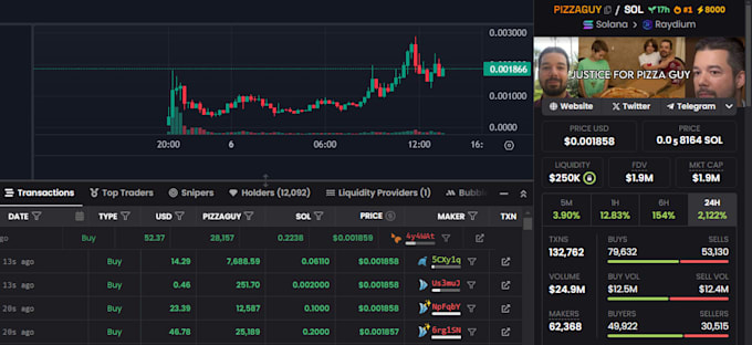 Gig Preview - Pump crypto, sol memecoin, pump fun, x twitter, moonshot, telegram promotion