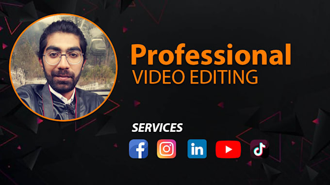 Gig Preview - Do professional video editing for your youtube and business