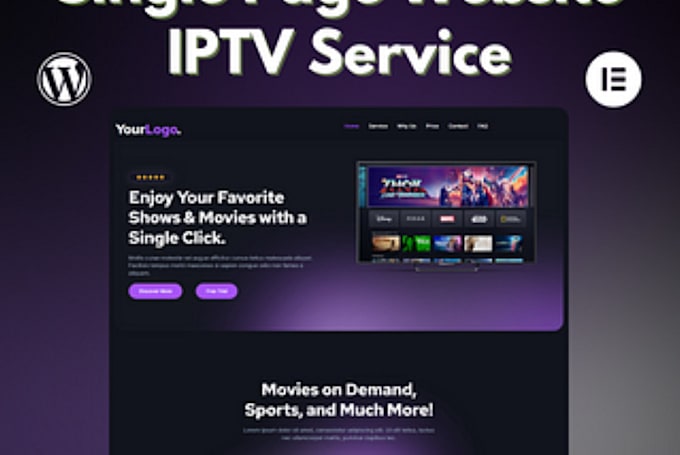 Bestseller - setup iptv reseller panel with unlimited credit, iptv website, iptv store, iptv