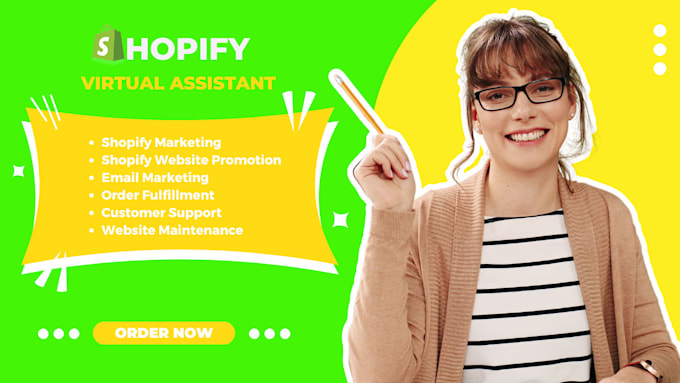 Gig Preview - Boost shopify sales, shopify virtual assistant, shopify manager