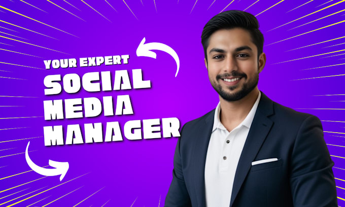 Gig Preview - Be your social media manager, marketer, content creator with exclusive perks