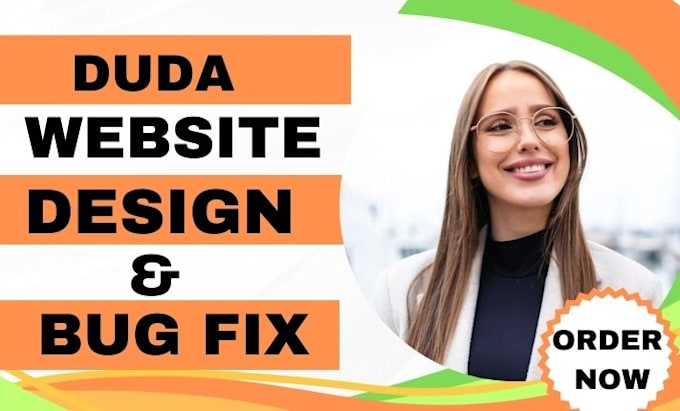 Gig Preview - Design custom duda website, website maintenance, redesign duda, website bug fix