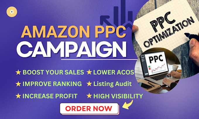 Gig Preview - Setup manage and optimize amazon fba PPC campaigns ads sponsored