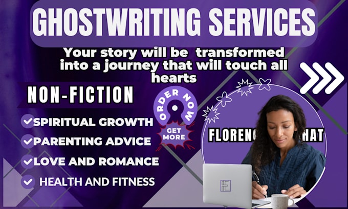 Gig Preview - Be your trusted ghostwriter and non fiction writing expert