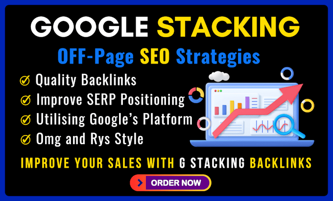 Gig Preview - Build google stacks with omg and rys style for local SEO and gmb optimization