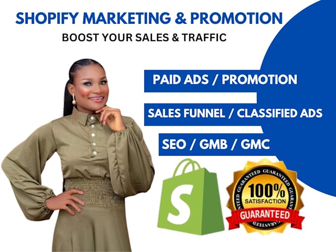 Gig Preview - Boost shopify store sales and traffic, dropshipping sales, ecommerce marketing