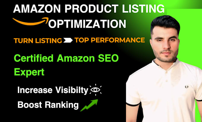 Gig Preview - Write an amazon product listing description SEO amazon listing optimization