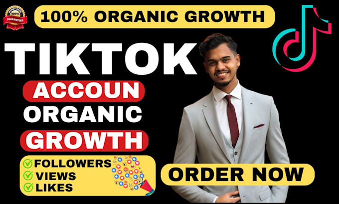 Gig Preview - Provide super fast organic tiktok followers growth