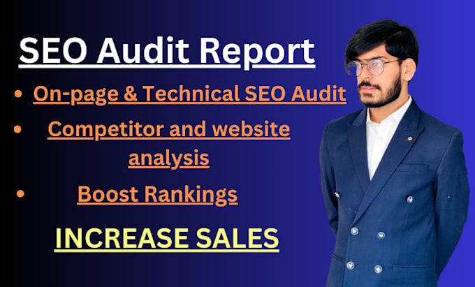 Gig Preview - Conduct website SEO audit and competitor analysis