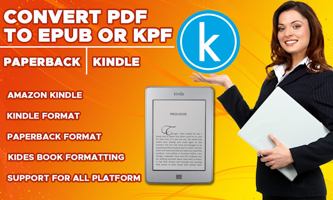 Gig Preview - Convert pdf to epub and do ebook formatting