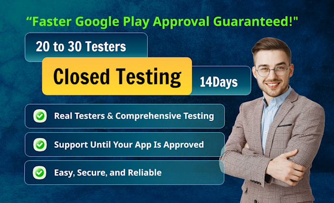 Bestseller - do your android apps guaranteed closed testing