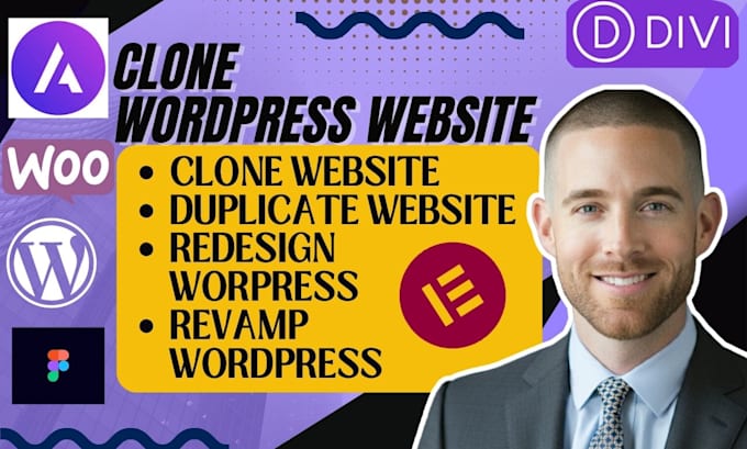 Gig Preview - Clone wordpress duplicate wordpress edit copy update rebuild website astra theme