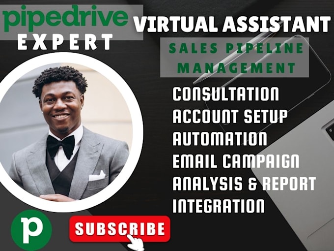 Gig Preview - Be pipedrive CRM consultant and setup pipedrive CRM with automations pipedrive