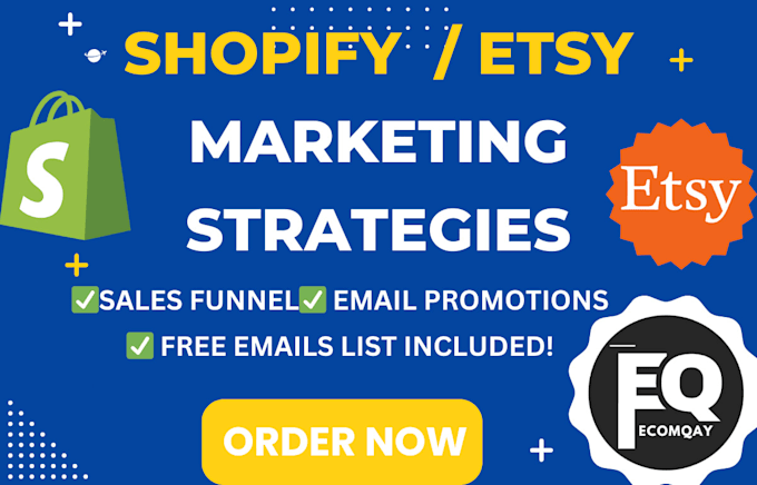 Gig Preview - Setup shopify marketing, shopify campaign and shopify promotion