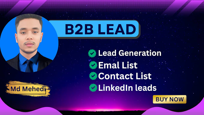 Gig Preview - Do b2b lead generation, email list building