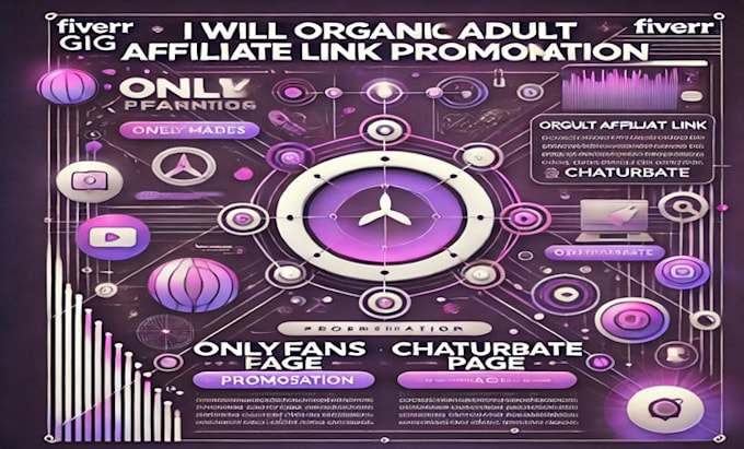 Bestseller - organic adult affiliate link promotion, onlyfans promotion, chaturbate page