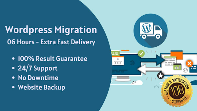 Gig Preview - Migrate, transfer, or clone your wordpress website securely