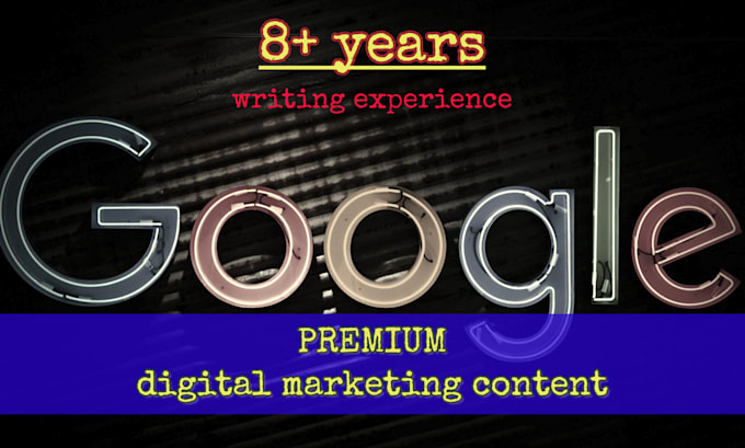 Gig Preview - Write SEO optimized articles for your digital marketing blog