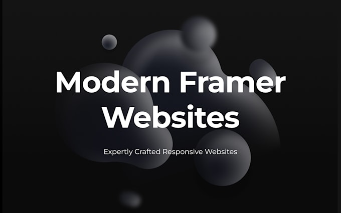 Gig Preview - Create amazing framer website, figma to framer