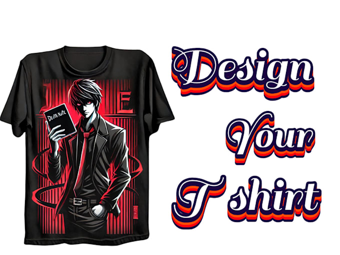 Gig Preview - Create an anime t shirt design for you