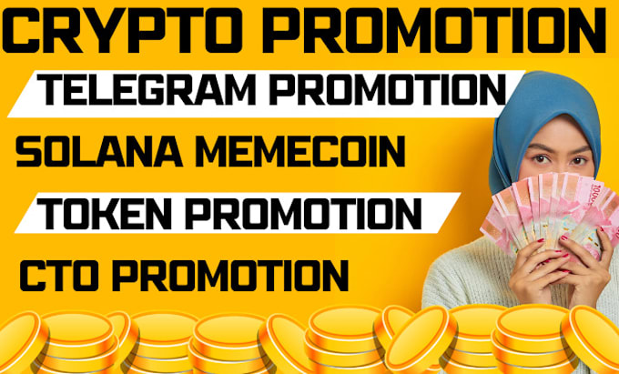 Gig Preview - Do telegram promotion crypto promotion pump fun cto marketing to pump token sale