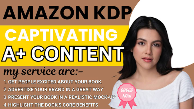 Gig Preview - Design captivating amazon a plus content for your KDP book