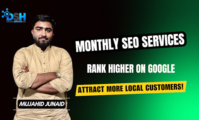 Gig Preview - Provide monthly local SEO services to boost google rankings for your business