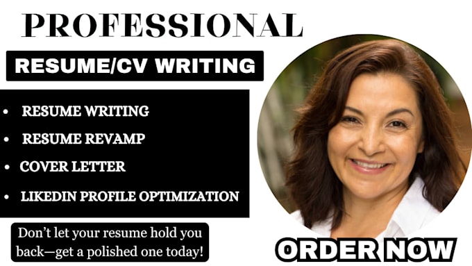 Gig Preview - Do a professional resume writing services