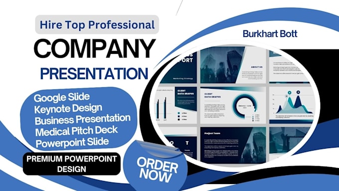 Gig Preview - Company presentation redesign sales corporate presentation ppt, offer memorandum