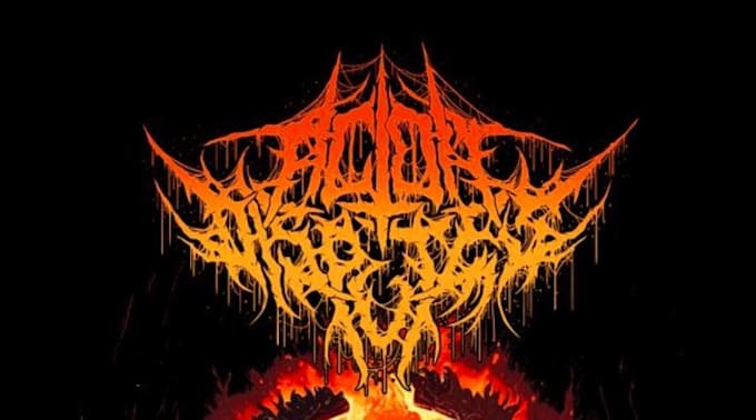 Gig Preview - Draw black, slam, or death metal logo for your band