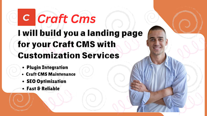 Gig Preview - Build a landing page for your craft cms development customization services