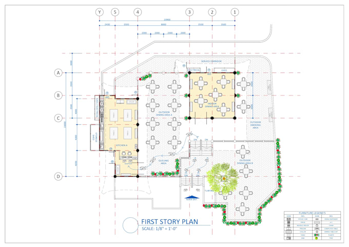 Gig Preview - Draw a 2d floor plan in autocad