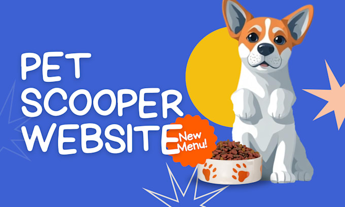 Gig Preview - Design a branded poop scooper website,pet car website