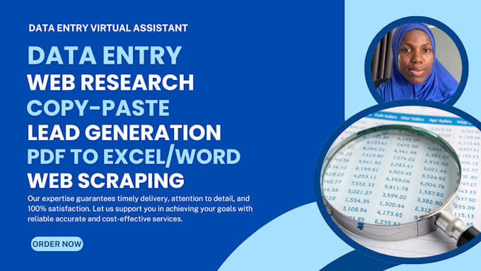 Bestseller - do data entry virtual assistance