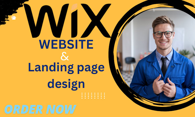 Gig Preview - Redesign wix landing page wix studio wix website wix single page design expert