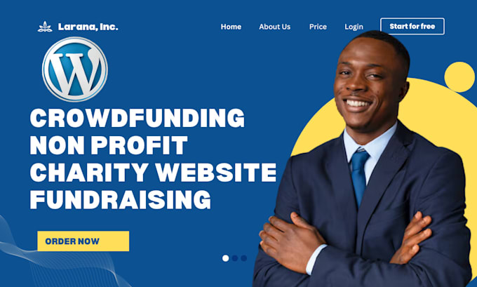 Gig Preview - Build a crowdfunding website,non profit,charity,fundraising,donation website