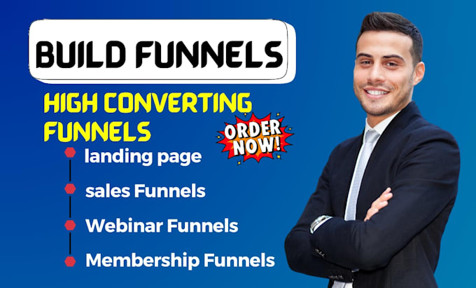 Gig Preview - Build your gohighlevel sales funnel and gohighlevel website design, automation