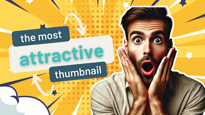 Bestseller - design eye catching you tube thumbnail in 2 hours