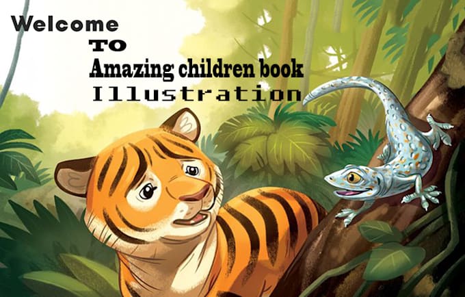 Bestseller - do original amazing children story book illustrations