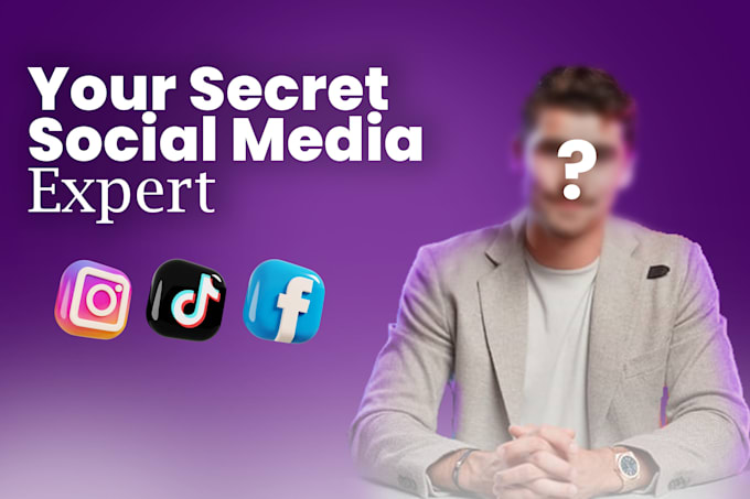 Gig Preview - Be your secret social media manager