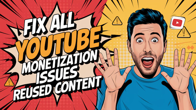 Gig Preview - Fix youtube adsense monetization facebook issues pixel and cash cow channels