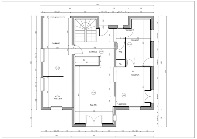 Gig Preview - Draw your floor plan on autocad 2d