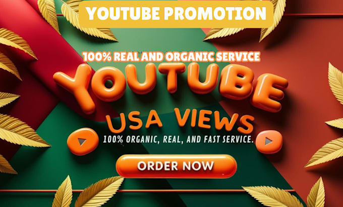 Bestseller - do USA youtube promotion USA video promotion to USA targeted audience