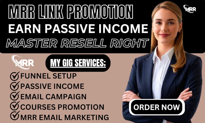 Gig Preview - Build master resell right with email marketing for passive income