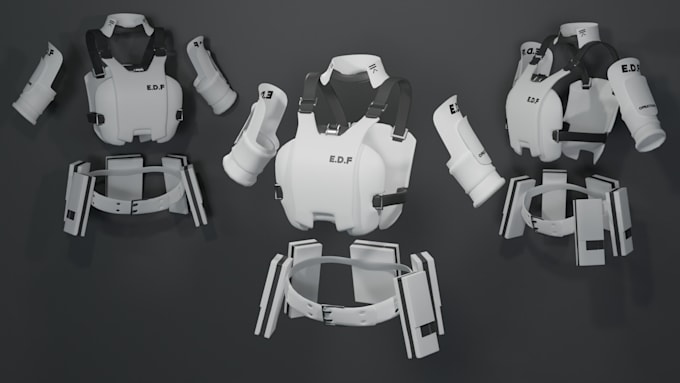 Gig Preview - Design 3d model for 3d printing on blender