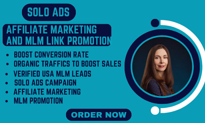 Gig Preview - Do solo ads affiliate link promotion, usa sign up campaign, mlm leads generation