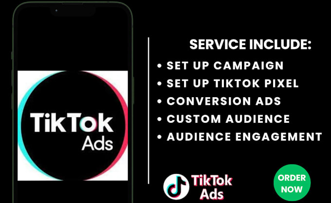 Gig Preview - Create verify tik tok ads account, usa tik tok shop, tik tok ads, tiktok ads