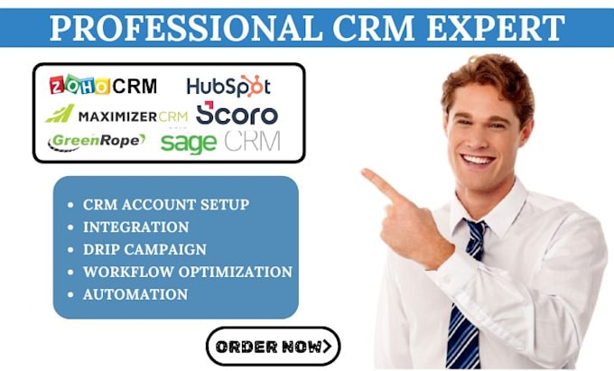 Bestseller - setup hubspot crm zoho crm greenrope scoro infor crm goldmine sage crm maximizer