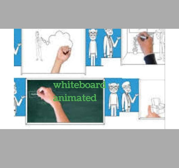 Gig Preview - Create whiteboard animation explaner vadeo