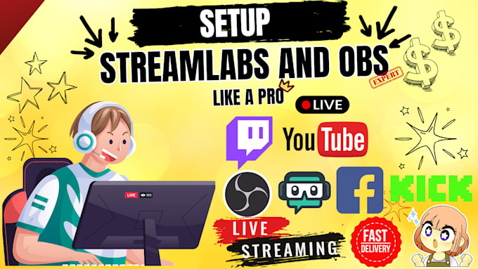 Gig Preview - Setup streamlabs and obs for both streaming and recording purposes